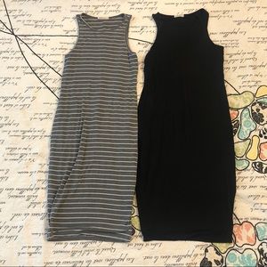 Black Marine layer Lexi Daytime Midi Dress